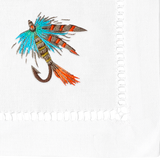 Fishing Cocktail Napkins Mixed Set of 4