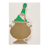 Champagne Cut-Out Greeting Card