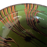 Marbleized Green Cottage Crafted Bowl