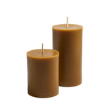 Traditional Pillar Beeswax Candle Natural