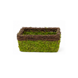 Woven Moss Hanging Basket
