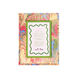 Hand-Marbled Picture Frame in Multicolor, 4x6
