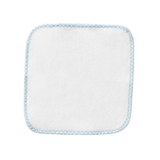 Weezie Baby Washcloth Gingham Light Blue Pair