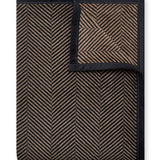 Harborview Herringbone Black Walnut Blanket