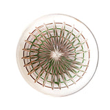 Horezu Green Feather Bowl