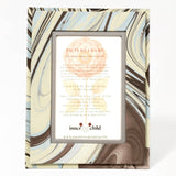 Hand-Marbled Picture Frame in Kyoto, 4x6