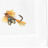 Fishing Cocktail Napkins Mixed Set of 4