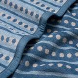 Beach Pebble Cornflower Blanket