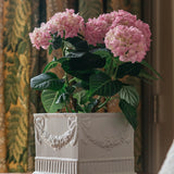 Square Cachepot with Garland