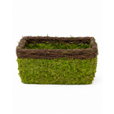 Woven Moss Hanging Basket