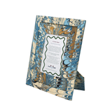 Hand-Marbled Large Wall Picture Frame in Nila Feathers, 5x7