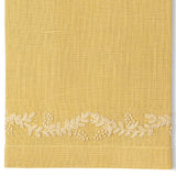 Prism Vine Linen Table Runner, 16 x 60: Butter