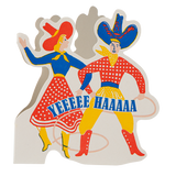 YeeHaa Couple Cut-Out Greeting Card