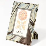 Hand-Marbled Picture Frame in Kyoto, 4x6