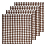 Walnut Belgian Linen Dinner Napkins (Set of 4)