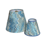 Nila Feathers Hand Marbled 6" Lampshade