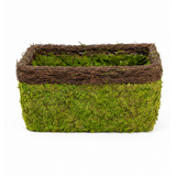 Woven Moss Hanging Basket