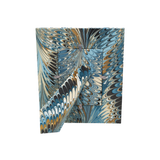 Hand-Marbled Large Wall Picture Frame in Nila Feathers, 5x7