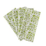 Celery Green Floral Napkins (Set of 4)
