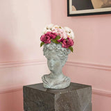 Woman with Flower & Fruits Head Planter