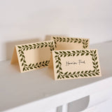 Pack of Twelve Dark Olive Place Cards