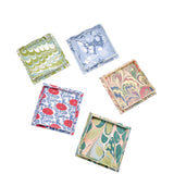 Trinket Cocktail Napkin Tray in Robin Blue Marbling