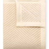 Harborview Herringbone Cream Blanket