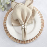 Dotted Napkin Ring: Silver
