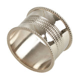 Dotted Napkin Ring: Silver