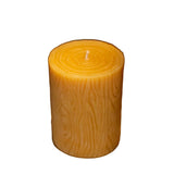 Stump Beeswax Pillar Candle