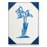 Blue Snowdrops Letterpress Notelets (Set of 5)