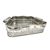 Polished Nickel Embossed Tray