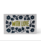 Leaves & Stars Gift Cards in Black Forest & Sap (Set of 6)
