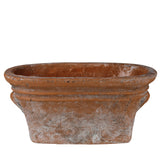 Tresco Aged Terra Cotta Oval Pot