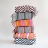 Blue Stripes Sujani Quilt: Queen Size