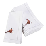 Pheasant Hemstitch Napkin (Set of 2)