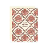 Happy Birthday Mermaid Shell Card