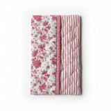 Reversible Baby Blanket in Dusty Rose