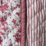 Reversible Baby Blanket in Pink