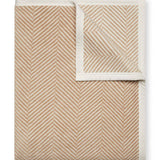 Harborview Herringbone Tan Blanket