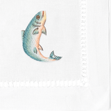 Fishing Cocktail Napkins Mixed Set of 4