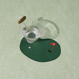 Golf Linen Cocktail Napkins - Set of 4