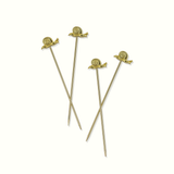 Garden Snail Cocktail Picks - Set of 4