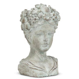 Woman with Flower & Fruits Head Planter