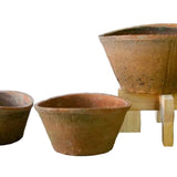 Prescot Terra Cotta Farm Pots SM Mossed Redstone