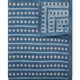 Beach Pebble Cornflower Blanket
