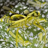 Fancy Songbird Gift Tags in Moss (Set of 5)