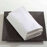Whip Stitched Napkin: Silver / 20"