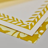 Quercus Sap Green Notecard & Envelope Set