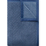 Harborview Herringbone Midi Navy Blanket